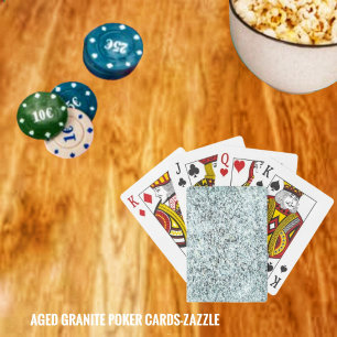 Aged Granite Playing Cards