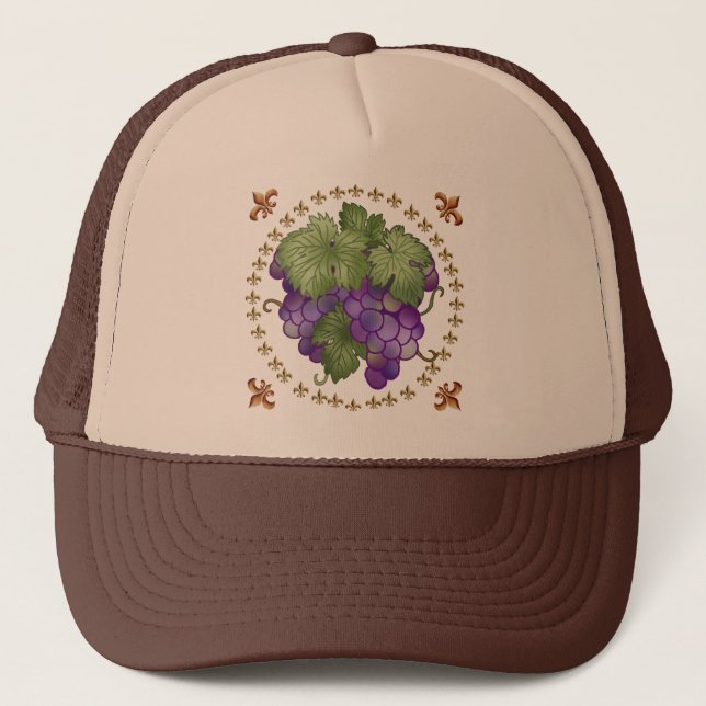 Aged Grapes Trucker Hat (Front)
