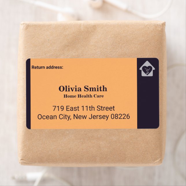 Aged Home Care Custom Return Address Label (Insitu)