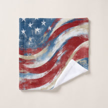 Aged Independence Day Flag Banner
