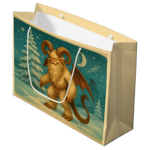 Aged Krampus Large Gift Bag