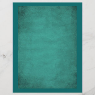 Aged Look Plain Aqua Blue Scrapbook Paper