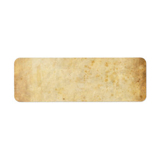 Aged Parchment Return Address Labels