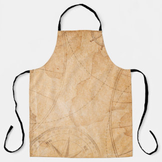 aged pirates treasure map backgroundmap,treasure,v apron