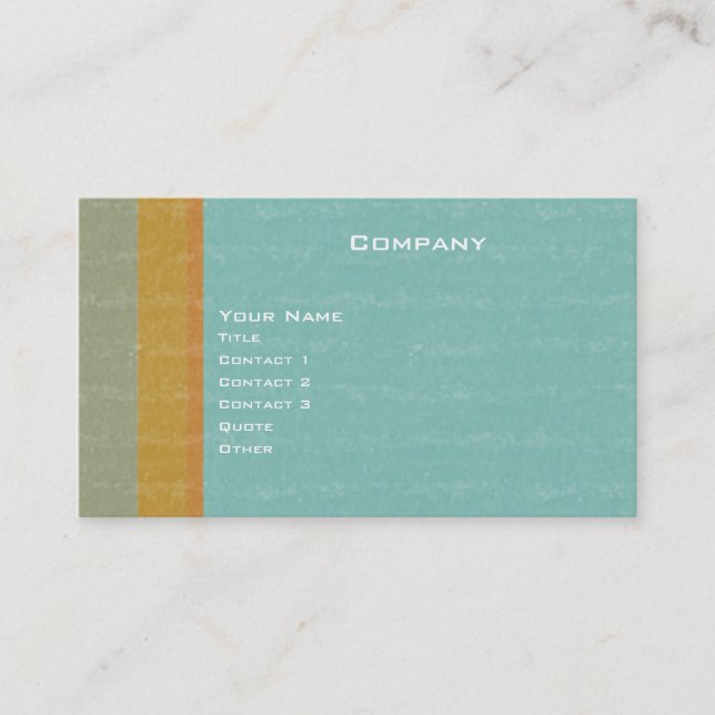 Aged Retro Business Card (Front)
