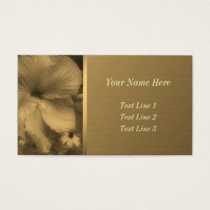 Aged Sepia Hibiscus Flower