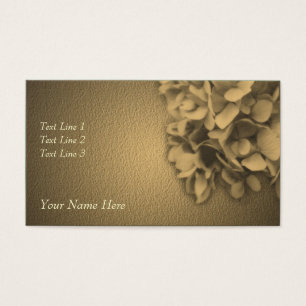 Aged Sepia Hydrangea Flower