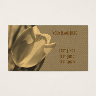 Aged Sepia Tulip Flower