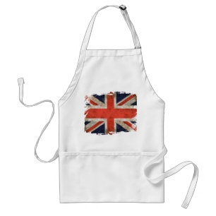 Aged shredded Union Jack Standard Apron