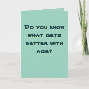 🧀 “Aged to Almost Perfection” Card
