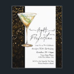 Aged to Perfect 70th Birthday Invitation<br><div class="desc">Birthday Cocktail/ martini graphic Invitations. Easy to personalise. All text is adjustable and easy to change for your own party needs. Simple Watercolor fruity drink  graphics. Invitations for him or her.  Any age,  just change the text. Aged to perfection theme</div>