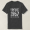 Aged to perfection 1967 men's 50th Birthday shirt