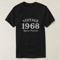 Aged to perfection 1968 men's 50th Birthday shirt