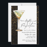 Aged to Perfection 50th Birthday Invitation<br><div class="desc">Birthday Cocktail/ martini graphic Invitations. Easy to personalise. All text is adjustable and easy to change for your own party needs. Simple Watercolor fruity drink  graphics. Invitations for him or her.  Any age,  just change the text. Aged to perfection theme</div>