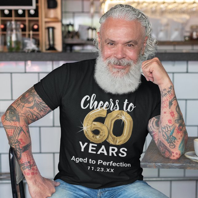 Aged to Perfection 60th Birthday T-Shirt (Creator Uploaded)