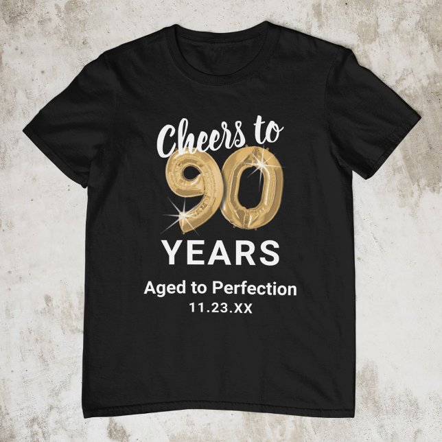 Aged to Perfection 90th Birthday T-Shirt (Creator Uploaded)