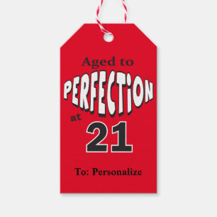 Aged to Perfection at 21 Gift Tags
