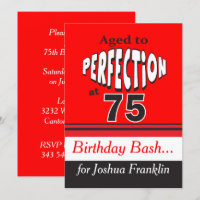 Aged to Perfection at 75