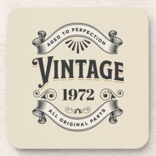 Aged to Perfection Birthday Coaster