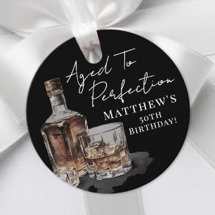 Aged To Perfection Birthday Favour Tags