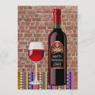 Aged to Perfection Birthday / Other Invitation