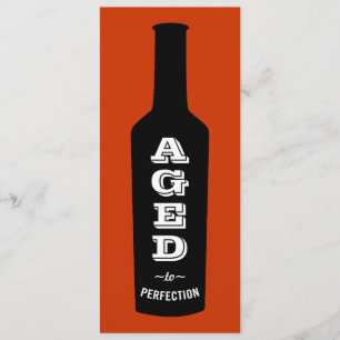 Aged to Perfection Birthday Party Invitation