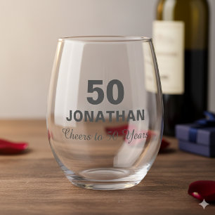 Aged to Perfection Birthday Wine Glass
