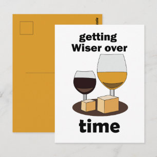 Aged To Perfection Getting Wiser Over Time  Postcard