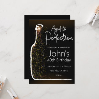 Aged to Perfection Invitation