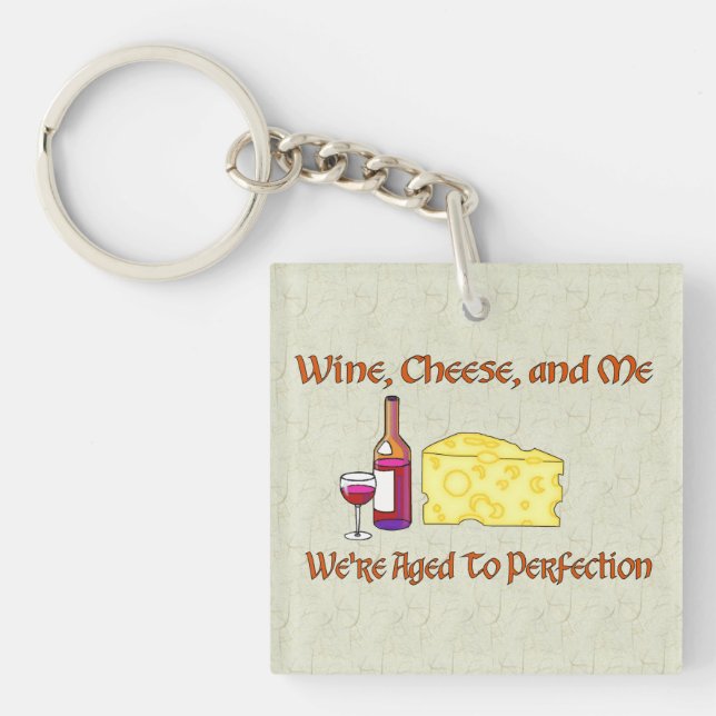 Aged To Perfection Key Ring (Front)