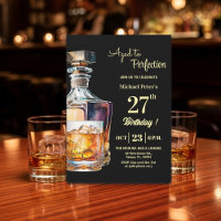 Aged to Perfection Men 27th Whiskey Birthday 