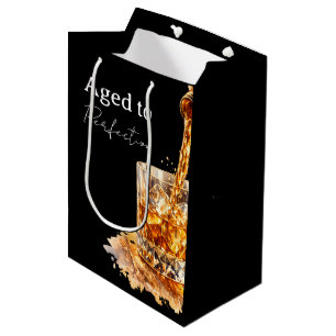 Aged To Perfection Men’s Birthday Party Medium Gift Bag