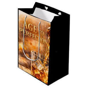 Aged To Perfection Men’s Birthday Party Medium Gift Bag