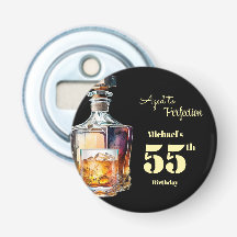 Aged to Perfection Men's 55th Whiskey Birthday 