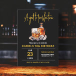 Aged to Perfection Men's 70th Whiskey Birthday  Invitation<br><div class="desc">Raise a glass to celebrate in style with this Adult Whiskey Bourbon Birthday Party Invitation. Featuring a rustic yet sophisticated design inspired by classic whiskey labels, this invitation is perfect for enthusiasts of fine spirits. With bold typography and rich, earthy tones, it sets the mood for a night of toasts,...</div>