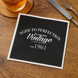 Aged To Perfection Premium Vintage 1961 Napkin