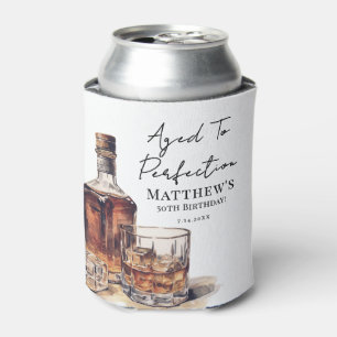 Aged To Perfection Whiskey Birthday Can Cooler
