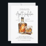 Aged to Perfection Whiskey & Cigar Men's Birthday Invitation<br><div class="desc">Are you ready to celebrate a milestone in the life of a true whiskey enthusiast? Look no further than our "Aged to Perfection Whiskey Male Birthday Invitation"! This carefully crafted invitation perfectly blends the charm of vintage whiskey with the joy of a birthday celebration, making it an ideal choice for...</div>