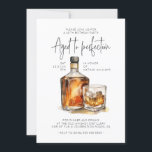 Aged to Perfection Whiskey Male Birthday Invitation<br><div class="desc">Are you ready to celebrate a milestone in the life of a true whiskey enthusiast? Look no further than our "Aged to Perfection Whiskey Male Birthday Invitation"! This carefully crafted invitation perfectly blends the charm of vintage whiskey with the joy of a birthday celebration, making it an ideal choice for...</div>