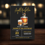 Aged to Perfection Whisky Cigar 30th Birthday Invitation<br><div class="desc">Raise a glass to celebrate in style with this Adult Whiskey Bourbon Birthday Party Invitation. Featuring a rustic yet sophisticated design inspired by classic whiskey labels, this invitation is perfect for enthusiasts of fine spirits. With bold typography and rich, earthy tones, it sets the mood for a night of toasts,...</div>