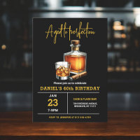 Aged to Perfection Whisky Cigar 60th Birthday 