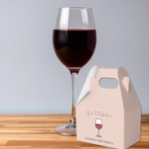 Aged To Perfection Wine 40th Birthday Favour Box