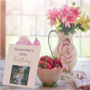 Aged To Perfection Wine 50th Birthday Pedestal Sign