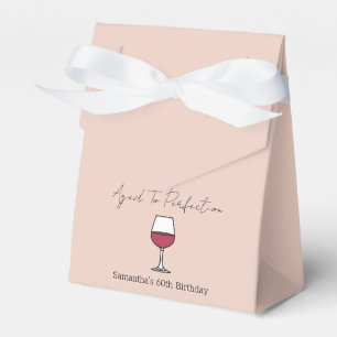 Aged To Perfection Wine 60th Birthday Favour Box