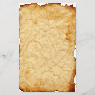 Aged Vintage Crumpled Stationery