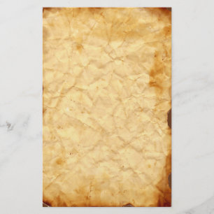 Aged Vintage Crumpled   Stationery 2