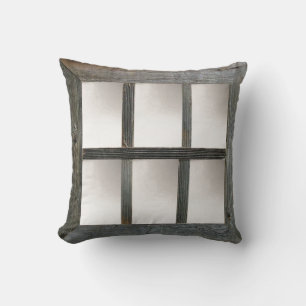 Aged Window Pane Cushion