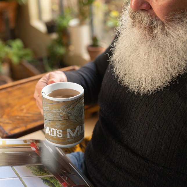Aged Wood Grain Timber Plank  Coffee Mug (Creator Uploaded)