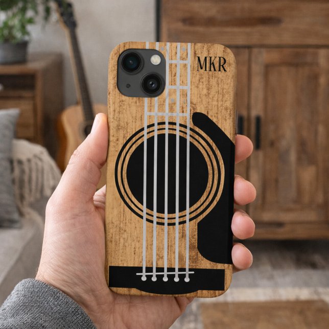 Aged Wood Guitar Signature  Case-Mate iPhone Case (Creator Uploaded)
