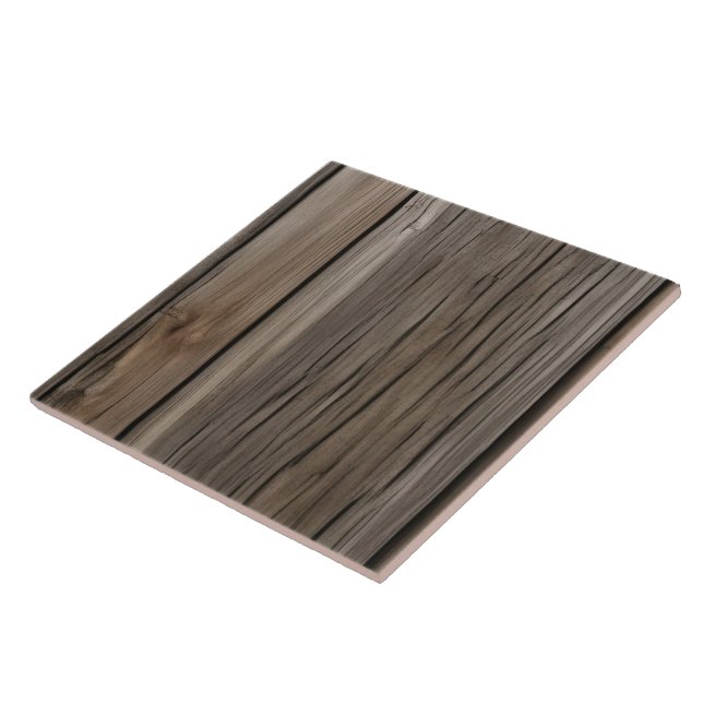 Aged wood imitation tile (Side)